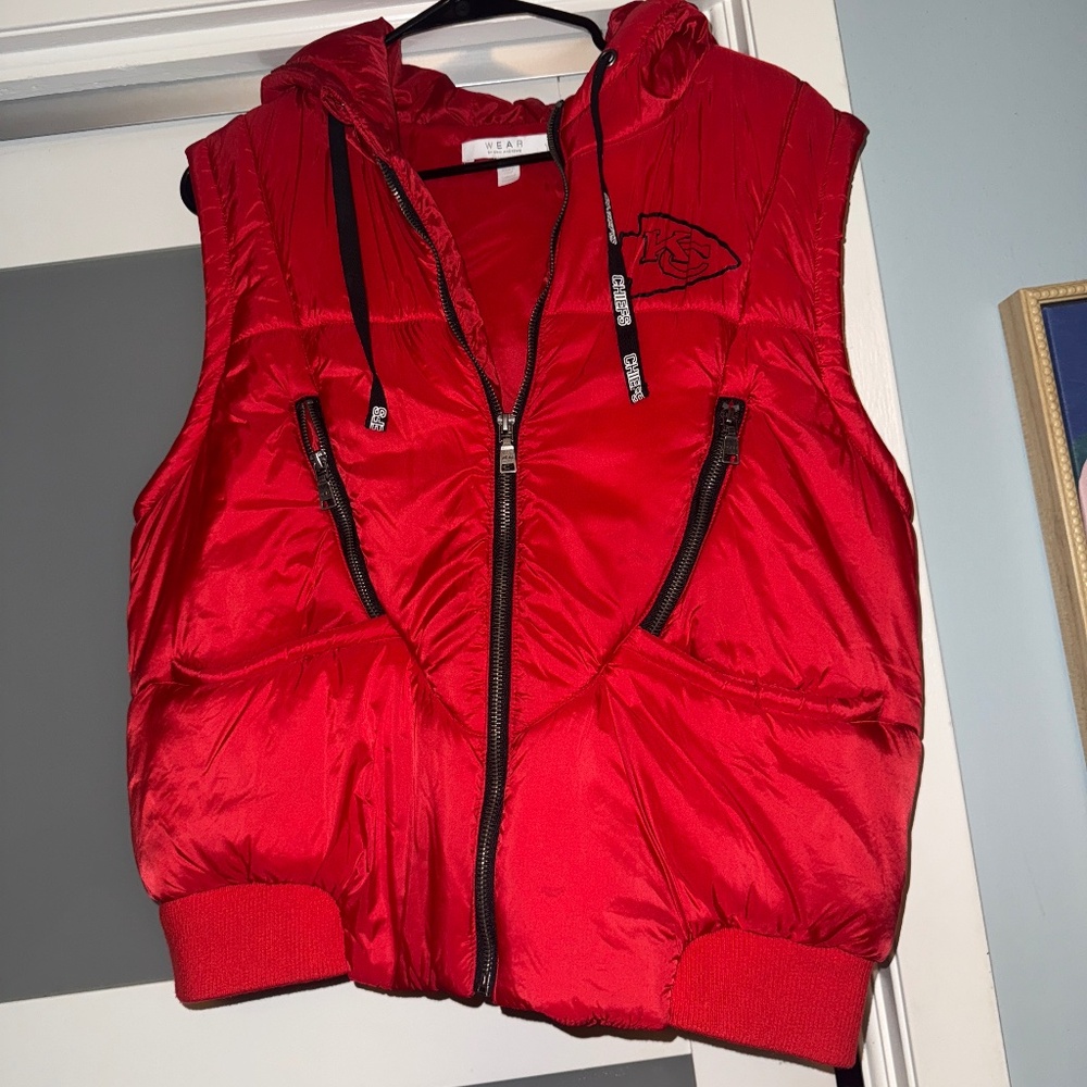 Kansas City Chiefs womens cropped vest